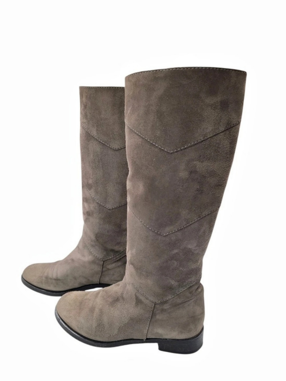 Voltan  Suede Over-the-Knee Boots Brown Size 37